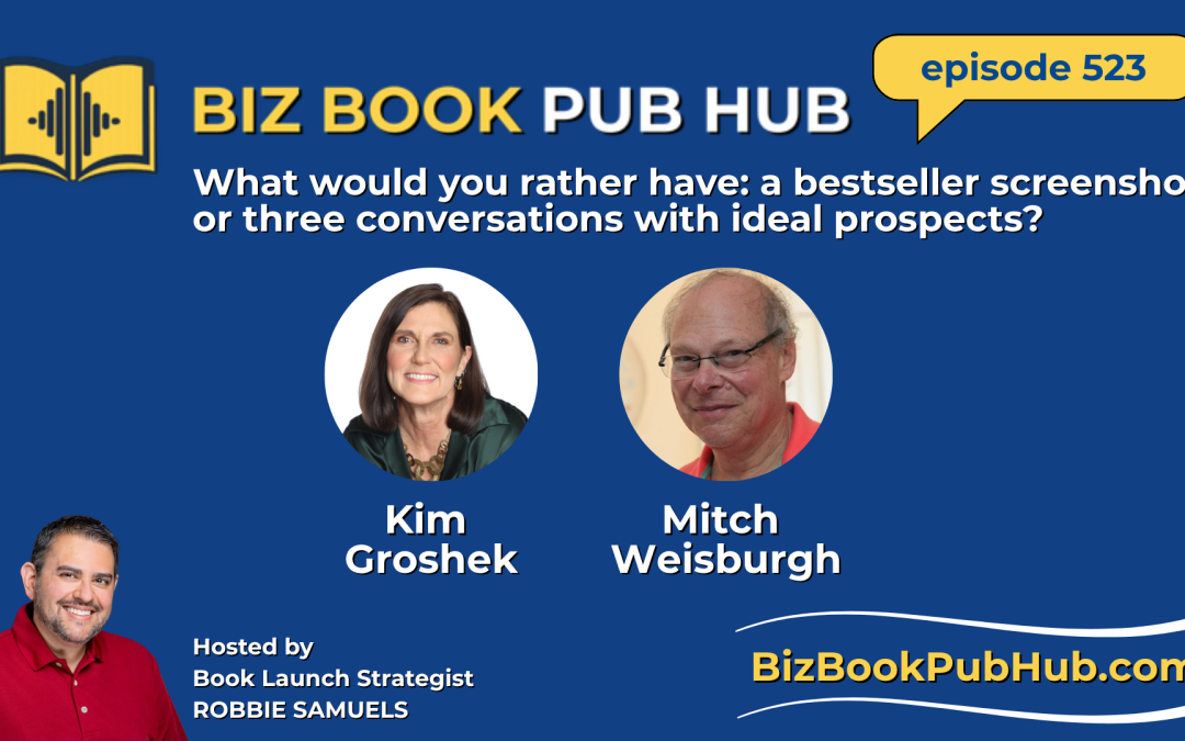 HUB 523: AUTHOR PANEL – Kim Groshek and Mitch Weisburgh